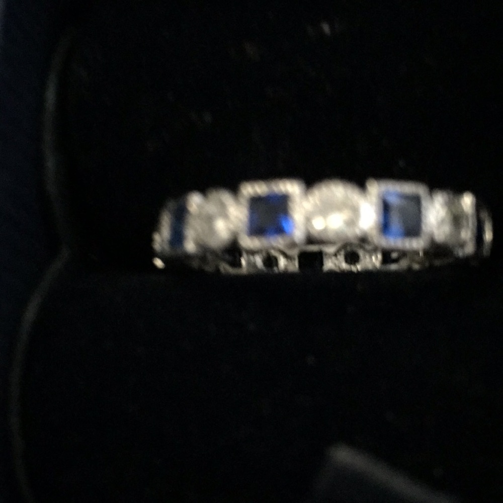 A beautiful sapphire ring